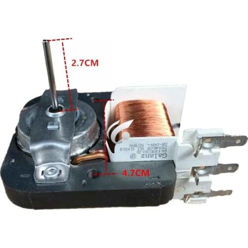 1pcs microwave oven accessories insert Fan motor heat dissipation fan 3 PINS GAL6309E GAL6309E(30)-ZD