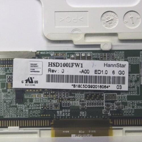10.1''Inch HSD1001FW1-A00 HSD1001FW1 -A01for Asus Laptop Lcd Screen Matrix 1020×600
