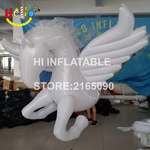 3 m high LED decoration inflatable walking horse puppet costume inflatable