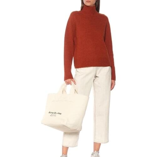 Ace 2021 early spring printed letter thickened canvas bag womens cross carry on bag Fashion trend Tote Bag lovers shoulder bag