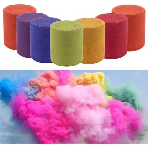 Colorful Magic Smoke Tricks Props Fire Tips Fun Toy Pyrotechnics Smoke Cake Fog Magician Professional Stage Performance items