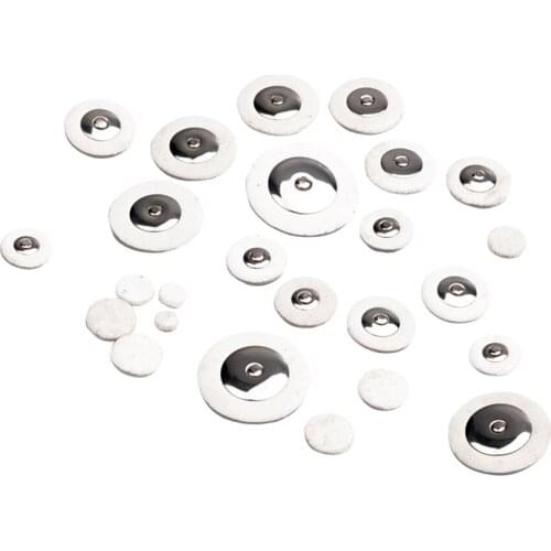 Pack Of 25 Alto Saxophone Leather Pads For Wind Woodwind Instrument Parts