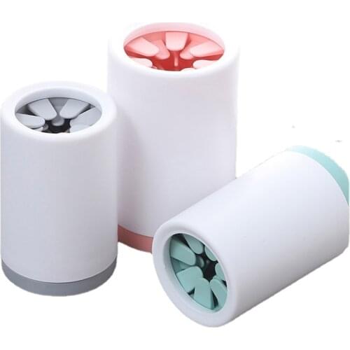 Pet paw cleaning cup puppy kitten dirty paw cleaning brush soft silicone pet foot washing tool