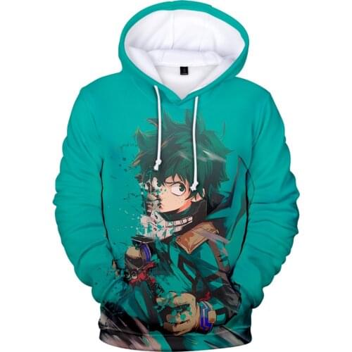 Casual My Hero Academia 3D Hoodies Men Women Hoodie 3D Series My Hero Academia Hooded boys girls Sweatshirt Fashion Autumn Tops