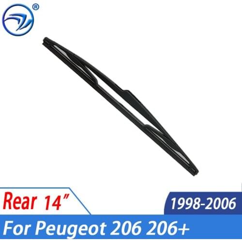 Wiper 14" Rear Wiper Blade For Peugeot 206 206+ 1998 - 2006 1999 2000 2001 2002 2003 2004 2005 Windshield Windscreen Rear Window