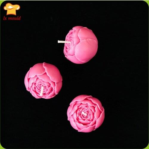 Holiday party supplies the mother mother-in-law mothers day gift ideas birthday gifts peony molud candle silicone mold