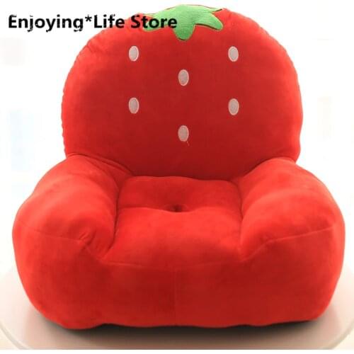 Cute Childrens Sofa Cartoon Cushion Lazy Small Seat Kindergarten Plush Small Sofa Chair Removable and Washable Baby Seat