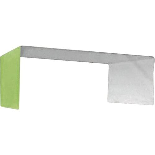 17x6.5 Feet Universal Canopy Replacement Cover Curved Pergola Structure Green Outdoor Garden Awning Sun Shade Balcony Pergola