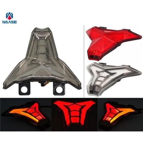 Waase Rear Tail Light Brake Turn Signals Integrated Led Light For Kawasaki Z1000 2014 2015 -2019 / Ninja ZX10R 2016 2017-2019
