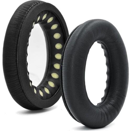 Defean Replacement Real Sheepskin Cushion ear pads for QuietComfort QC15 QC25 QC35 Headphones