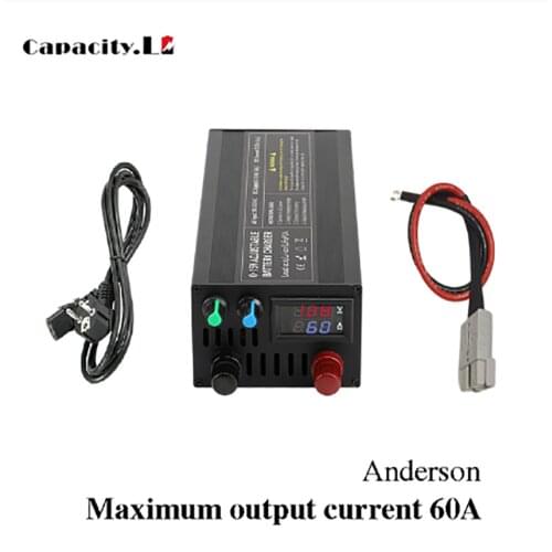 Kanavano 12.6v 14.6V 10A 20A 25A Battery charger Aluminium Case 110V220V Current and voltage dual display EU UK US AU