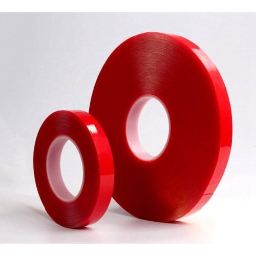 1 Rolls Width 50mm x10m thickness 1mm,Double-sided Transparent Clear Acrylic Adhesive Tape, Wide-range in application