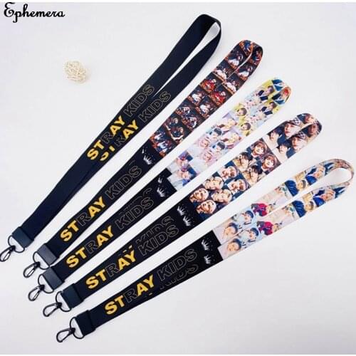 1pcs Kpop STRAY KIDS For Phone Halder Lanyard New Album UNLOCK GO LIVE IN LIFE Stray Kids Kpop Accessories New Arrival