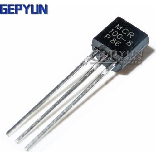 100PCS MCR100-8 100-8 TO-92 TO92 Gepyun