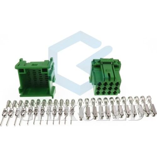 12 Pin 1-967627 8-968972-1 Car CD Player Cable Socket Auto Female Male Connector