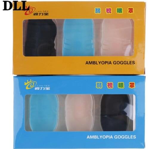 3Pcs Amblyopia Eye Patches Child Amblyopia Training Orthoptic Corrected Eyeshade Children Occlusion Lazy Eye Patch Soft