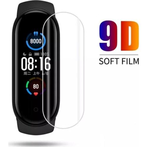 3Pcs Watch Protective Film High Screen Sensitivity Comfortable Touch Transparent Self-adhesion Watch Screen Protector for Xiaomi