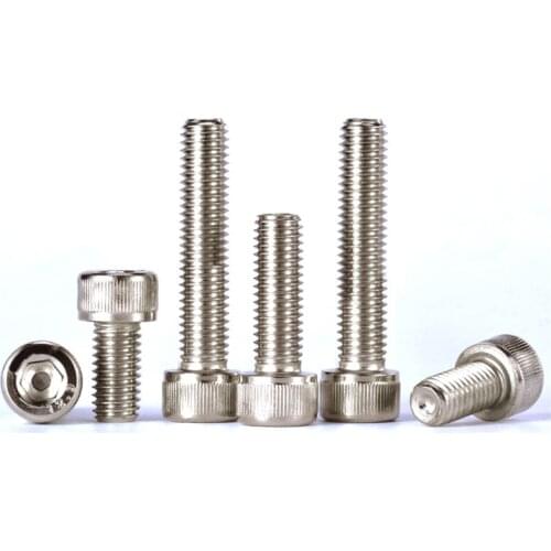 5PCS 12.9 Grade Hex Cap Screws Allen Key Hexagon Socket Head Bolts M3 M4 M5 M6 M8