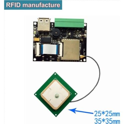 865-868Mhz 0-1dBi mini UHF RFID Ceramics antenna Circular Polarization for embedded system provide IPEX/SMA interface 915mhz