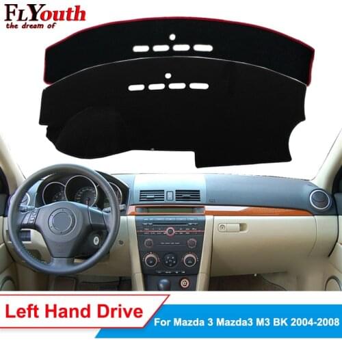 Car Dashboard Cover For Mazda 3 Mazda3 M3 BK 2004 2005 2006 2007 2008 Sun Shade DashMat Dash Board Cover Carpet Anti-UV Non-slip