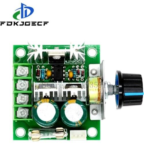 DC 12V 24V 30V 40V 13KHZ Auto PWM DC Motor Speed Regulator Governor Speed Controller Switch 10A 50V 1000uF