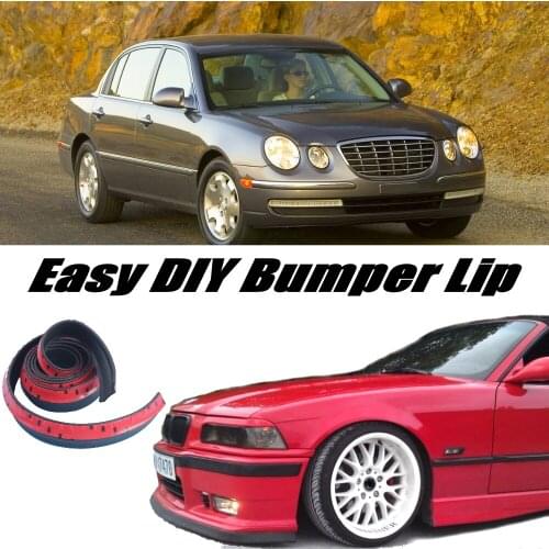 NOVOVISU Bumper Lip Deflector Lips For KIA Amanti / Opirus 2002~2011 Front Spoiler Skirt For Car Tuning / Body Kit / Strip
