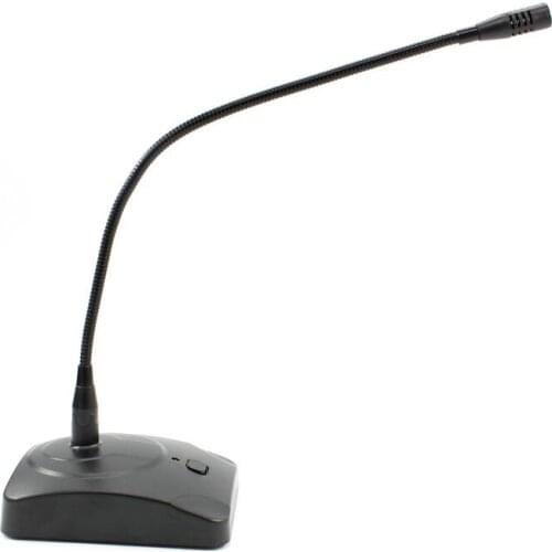 Flexible Stand Studio Speech Microphone 3.5mm Plug Gooseneck Mic Wired Microphone for Computer PC Desktop Notebook