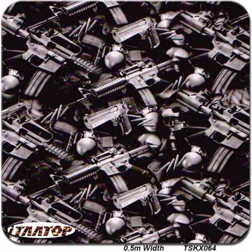 ITAATOP Hydrographic Film TSKX064 0.5M * 2/10/20M Gun Diy Hydro Dipping Film