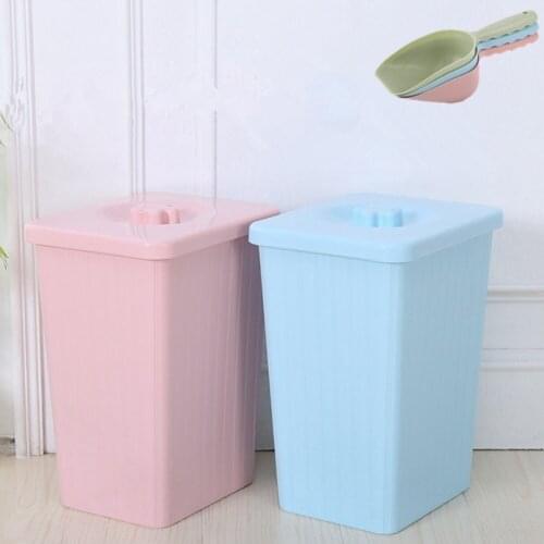 Pet Dog Food Storage Container Dry Cat Food Box Bag Moisture Proof Seal Airtight Kitten Litter Pets Products
