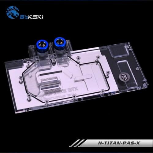 Bykski N-TITAN-PAS-X GPU cooler for GTX TITAN X-Pascal/xp gtx 1080TI 1080 1070 Graphics Card Water Cooling Block