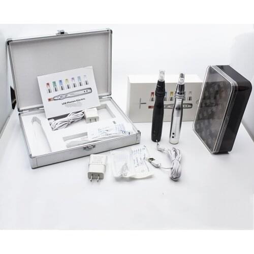 7Color Led Light BB Cream Machine microneedle pen with 5ml BB Cream Glow stayve White Brightening Foundation bb cream beauty pen