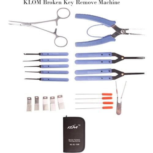 XNRKEY KLOM Broken Keys Removal Kit Set Tools Taken The Broken Keys Easily Out Of Lock Locking Repair Tools Pack