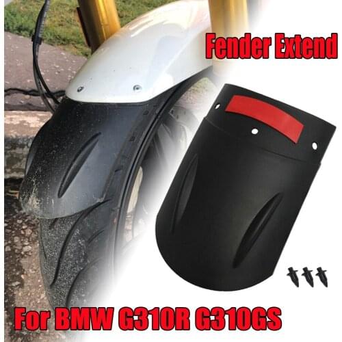 For BMW G310GS G310R Front Fender Growth Plate Fender Extend Mud Guard Mudguard Extender Splash Extension Motorcycle Accessories