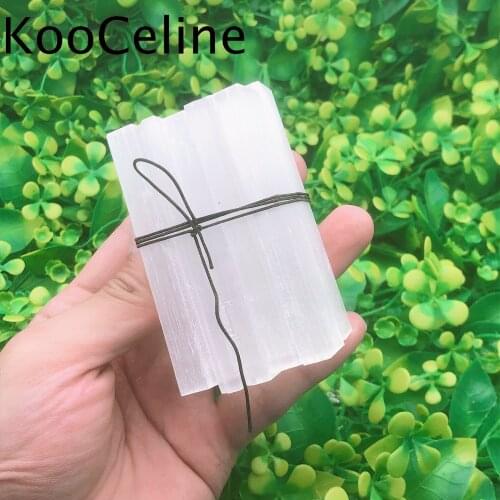 Natural Crystals Quartz Clear Selenite Cuboid Plate Energy Reiki Healing Stones Home Aquarium Decoration Accessories Gemstone