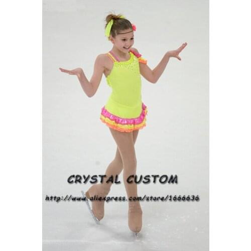 Custom Adult Figure Skating Dresses Graceful New Brand Ice Figure Skating Dresses For Women Competition DR3712