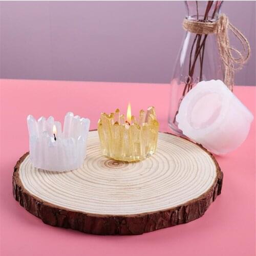 Candle Holder Resin Silicone Mould Epoxy Mold Jewelry Storage Container Casting Molds for DIY Craft Candlestick Home Table Decor