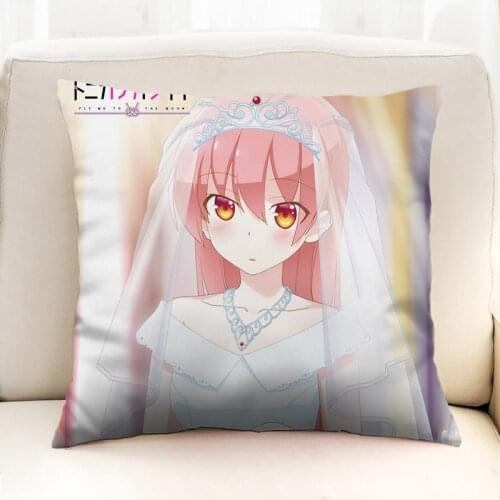 Japanese Hot Anime Pillow Fly Me to the Moon Tsukasa Tsukuyomi Series Cosplay Cartoon Plush Stuffed Toy Throw Pillow Cushion