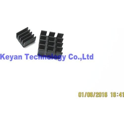 2pcs Aluminum heat sink cooling sink radiator blind radiating fin heat sink for Raspberry PI 3 Model B and Ras PI 2