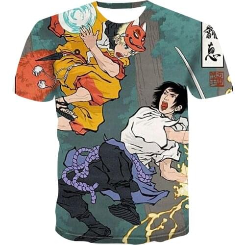 2020 3D t-shirt trendy mens and womens street versatile short sleeve creative animation versatile Top Mens T-shirt s-6xl