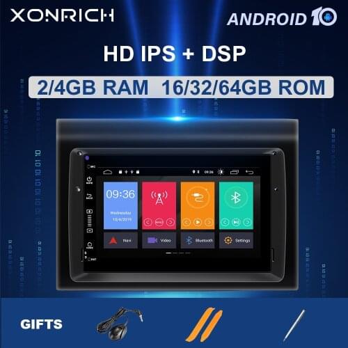 Android 10 Car Radio DVD Player For Fiat Ducato 2008-2015 Citroen Jumper Peugeot Boxer Multimedia GPS Navigation Stereo 4GB RAM