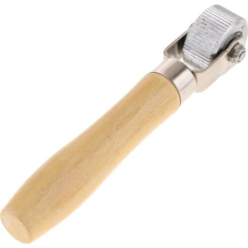 Auto Car Tyre 37mm Diameter Bearing Patch Roller Puncture Tool Yellow