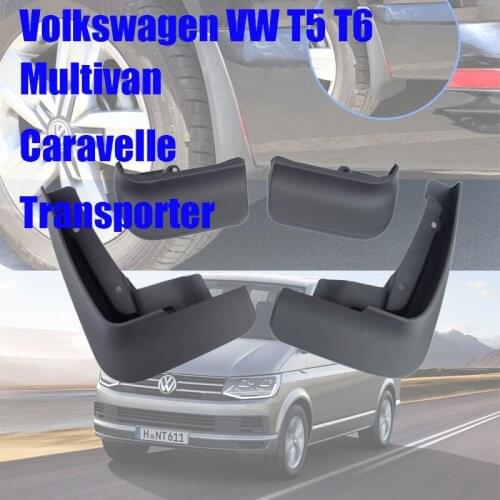 For Volkswagen VW Multivan Caravelle Transporter T6 T5 mudguards Accessories Mud Flaps auto fenders Splash Guards car mudflaps