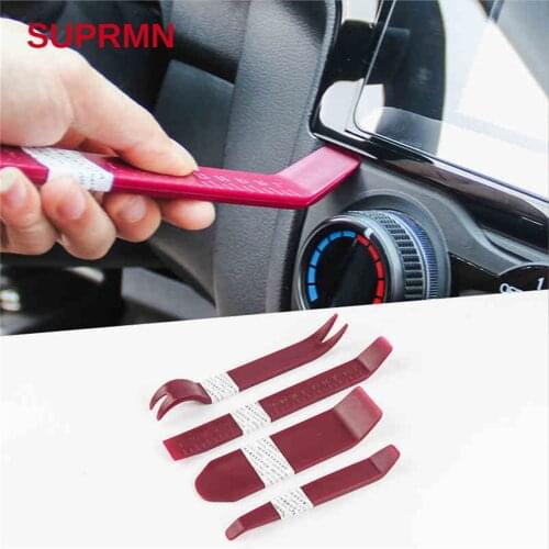 Car center console panel audio modification interior board buckle screwdriver crowbar disassembly disassembly plastic rocker too