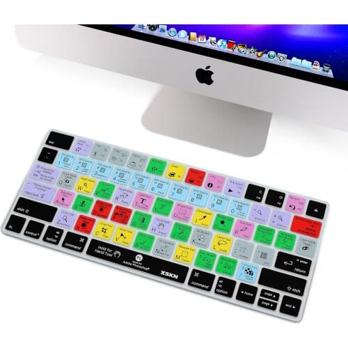 For Apple Magic Keyboard Cover Film, XSKN for Photoshop CC Design Functional Hotkeys Keyboard Skin for Magic Keyboard MLA22LL/A
