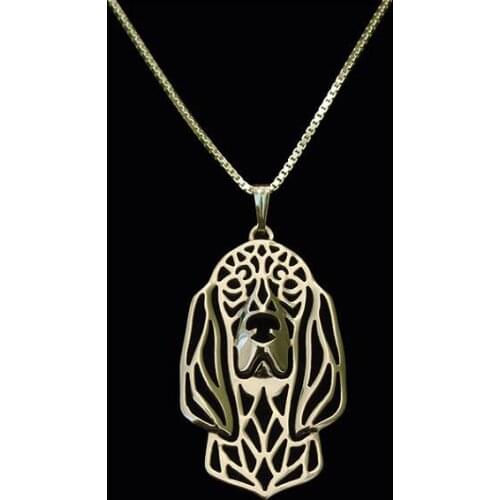 DANGGAO Unique fashion Handmade Black and Tan Coonhound pendant choker Necklace Dog Jewelry Pet Lovers Gift cute charm jewelry