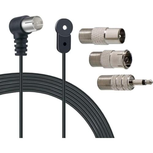 FM Antenna, Ancable Indoor F-Type Male 75 Ohm Radio Coax Wire Antenna for Yamaha Onkyo Denon etc Table Top Home Stereo Receiver