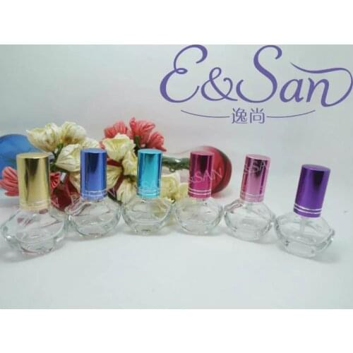 FX126W-5ML Lip-shaped Spray Transparent Glass Perfume Bottle 100pcs/lot