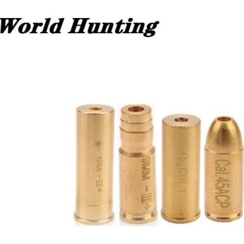 Cartridge Red Laser Bore Sighter CAL:.9mm CAL:.12GA CAL:.45 Boresighter Special Cartridge Sight Hunting Copper