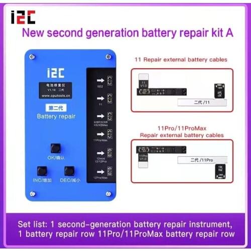 I2C Copy Power Battery Data Corrector for Phone11/12 Battery Pop Ups Widows Error Health Warnning Remov Reading And Writing