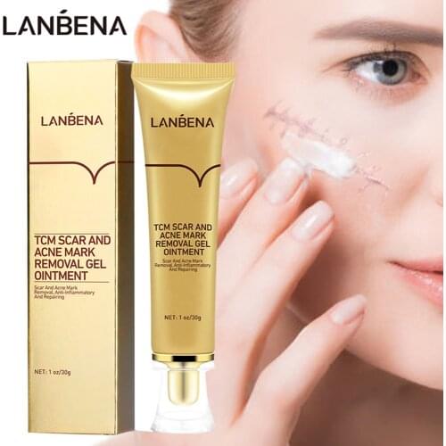 LANBENA Acne Scar Removal Cream Gel Remove Acne Spots Face Cream Repair Stretch Marks Acne Whitening Moisturizing Body Skin Care